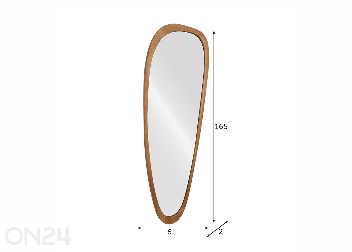 Настенное зеркало Organic увеличить размеры