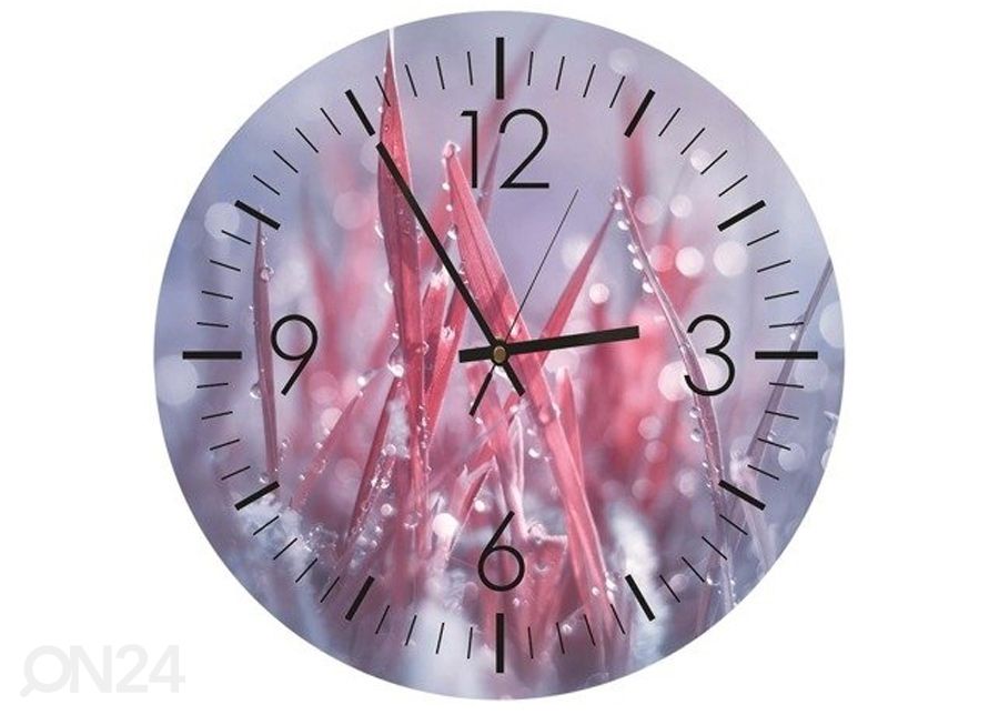 Настенные часы с изображением Dew on the grass увеличить