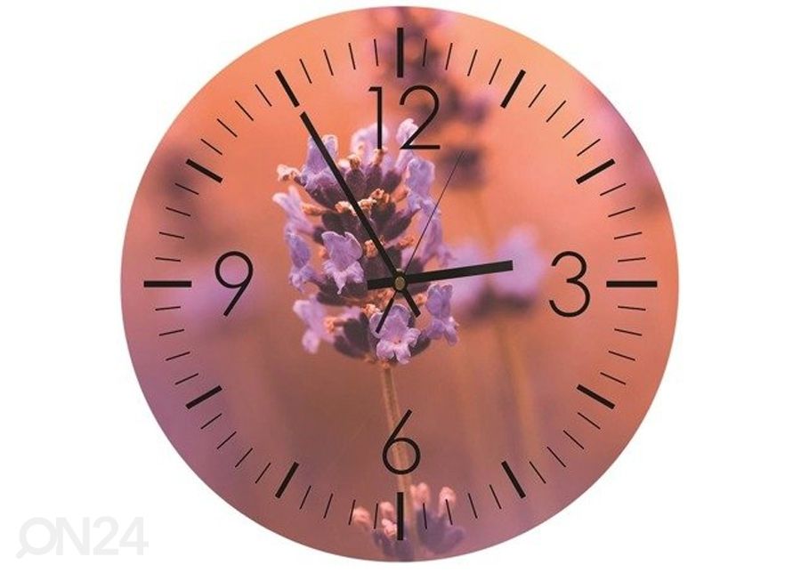 Настенные часы с изображением Lavender time увеличить