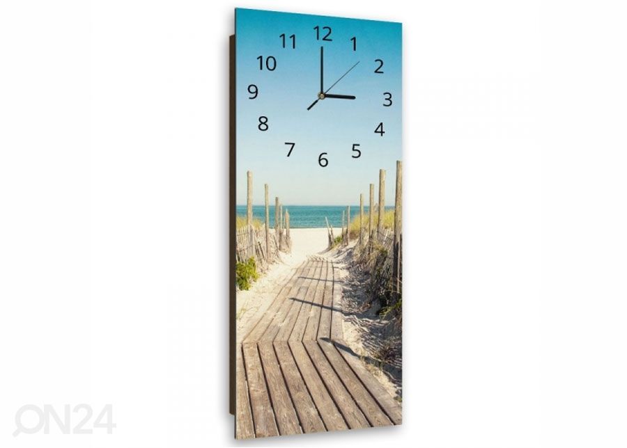 Настенные часы с картиной Road to the beach увеличить