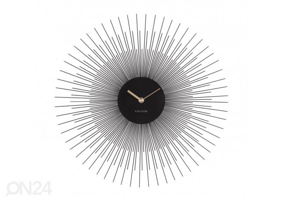 Настенные часы Peony чёрный Ø 45 cm увеличить