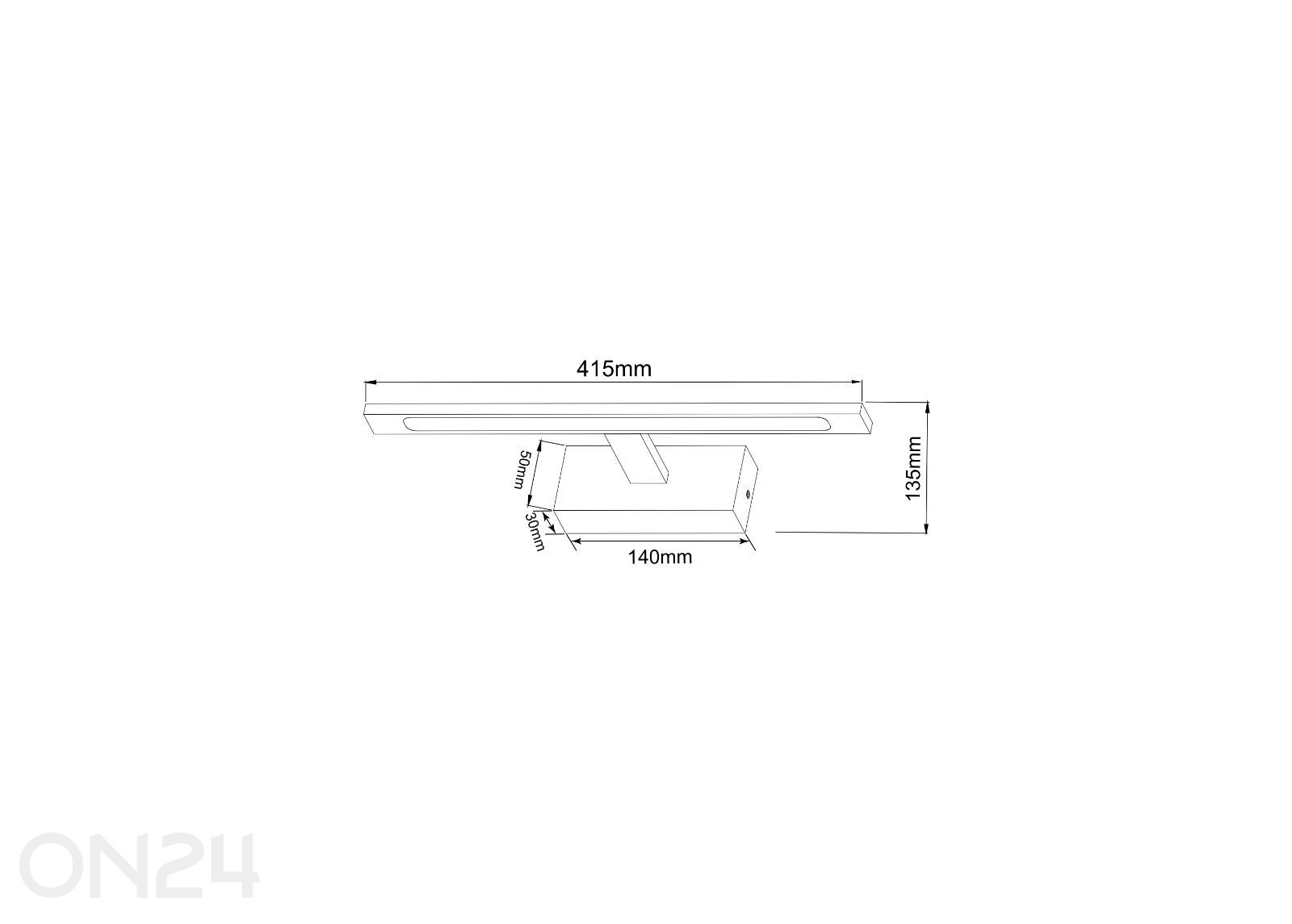 Настенный светильник Alter Chrome 12 увеличить размеры