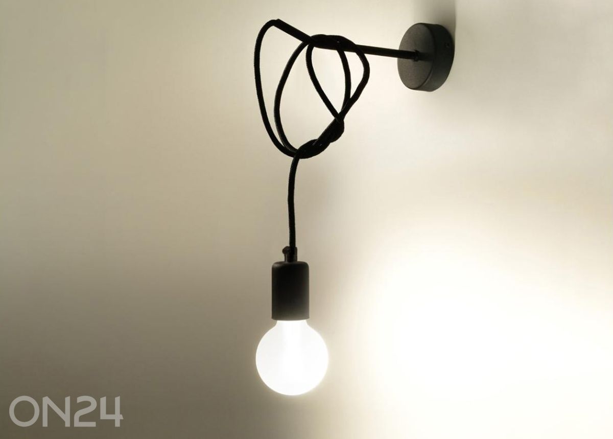 Настенный светильник Edison, черный увеличить