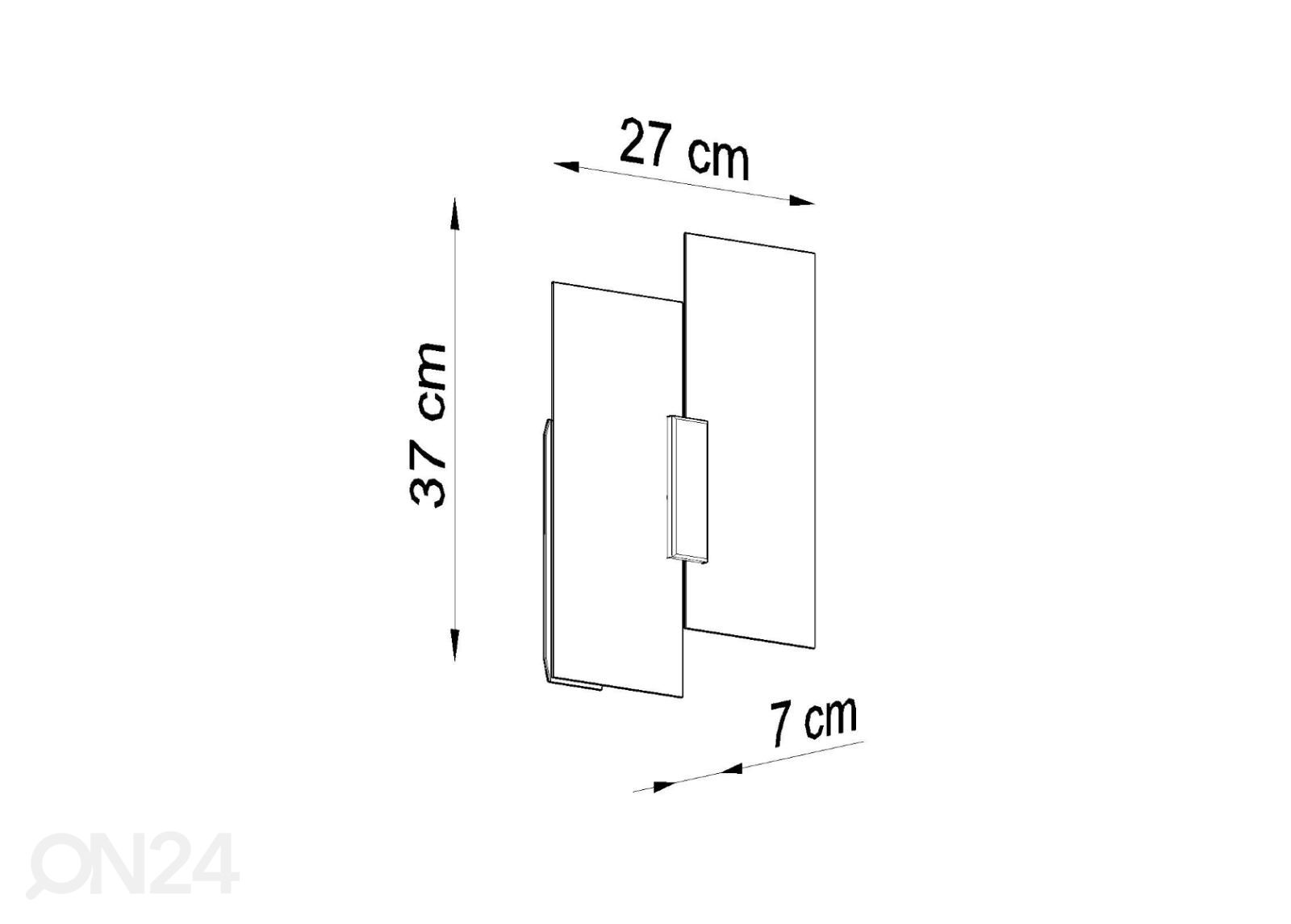 Настенный светильник Fabiano увеличить размеры