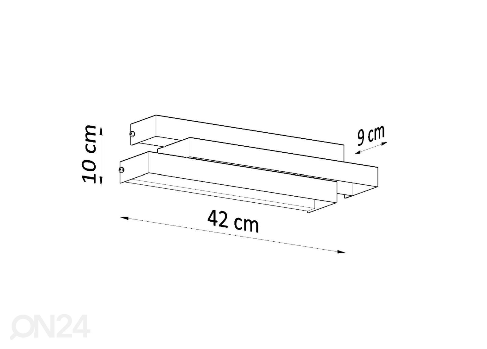 Настенный светильник Frost увеличить размеры