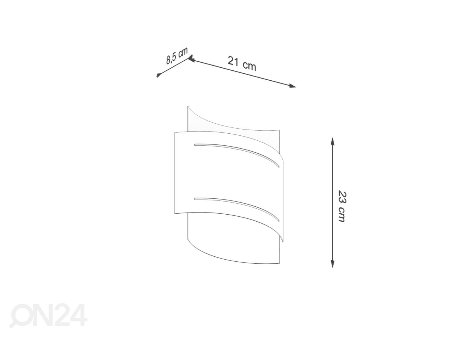 Настенный светильник Hestia увеличить размеры