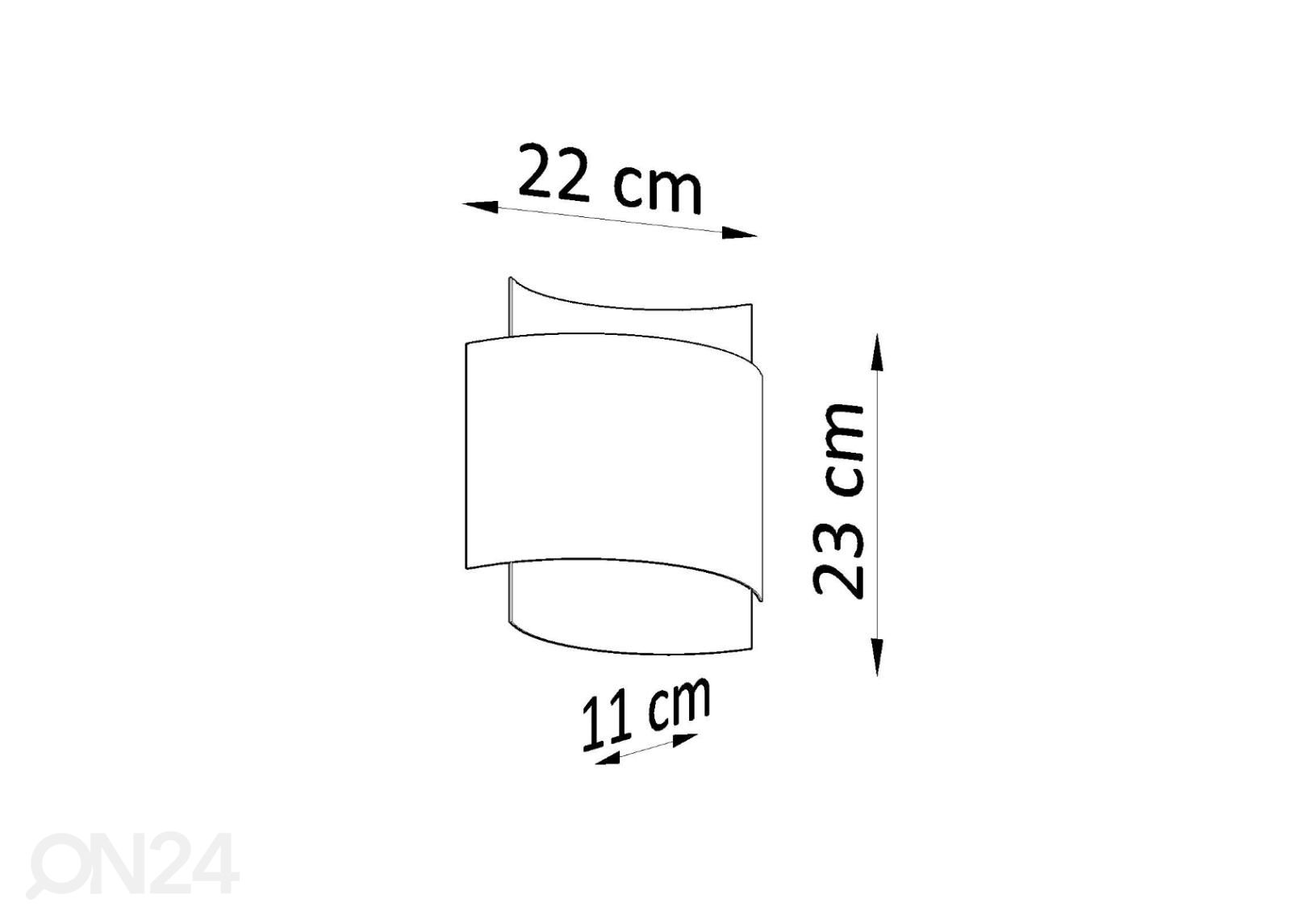 Настенный светильник Impact увеличить размеры