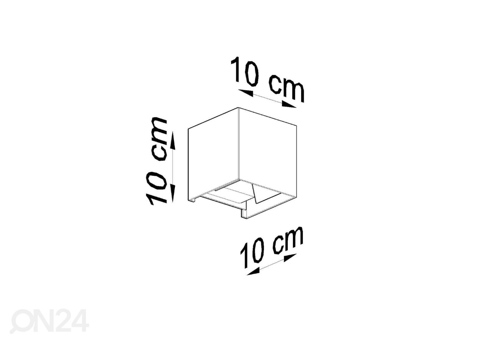 Настенный светильник Luca LED увеличить размеры