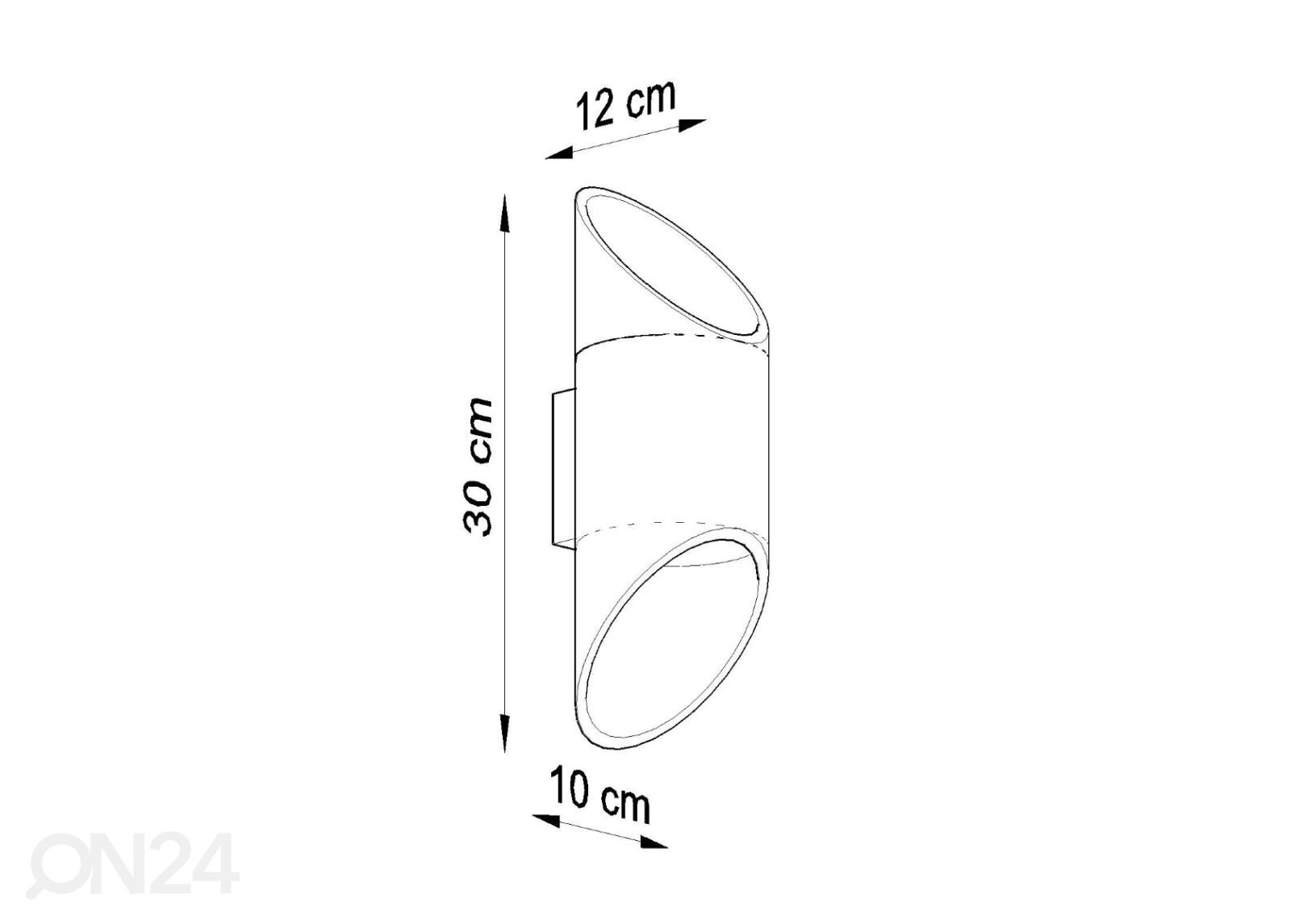 Настенный светильник Penne 30 увеличить размеры