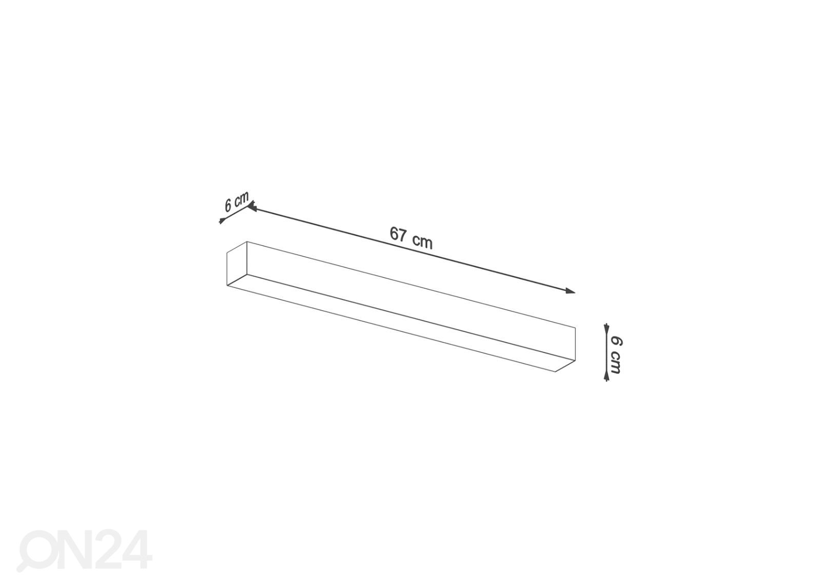 Настенный светильник Pinne 67 увеличить размеры