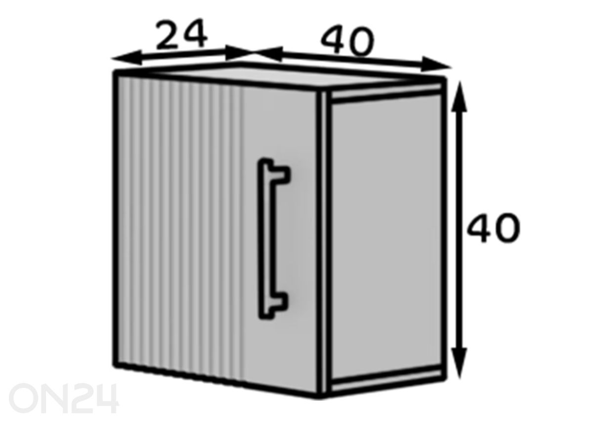 Настенный шкавчик Omaha 40 см увеличить размеры