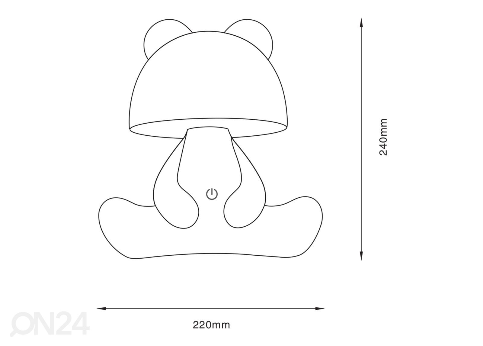 Настольная лампа Bear PK увеличить размеры