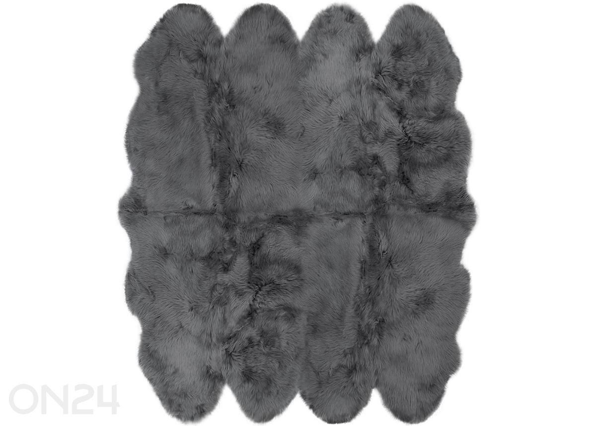 Натуральная овчина Мерино carbon Octo ± 170x180 см увеличить