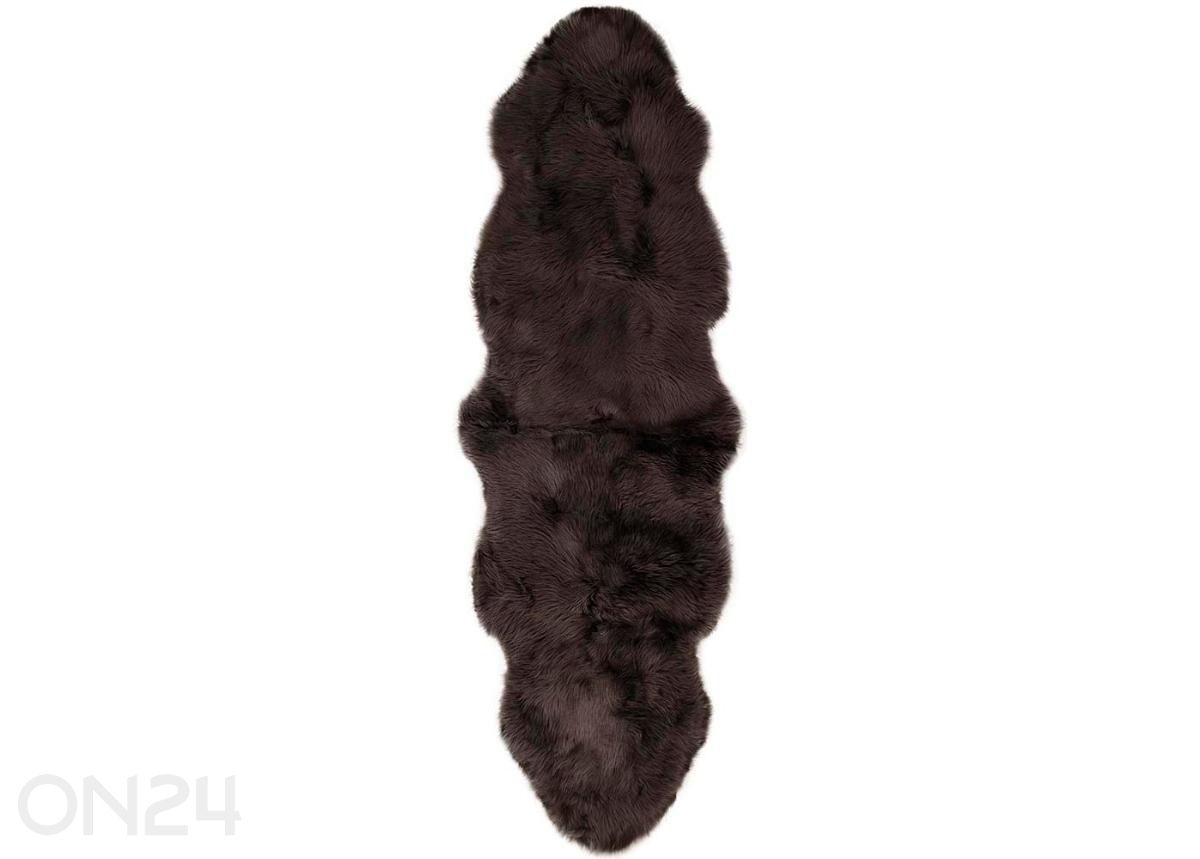 Натуральная овчина Мерино chocolate Duo ± 60x180 см увеличить