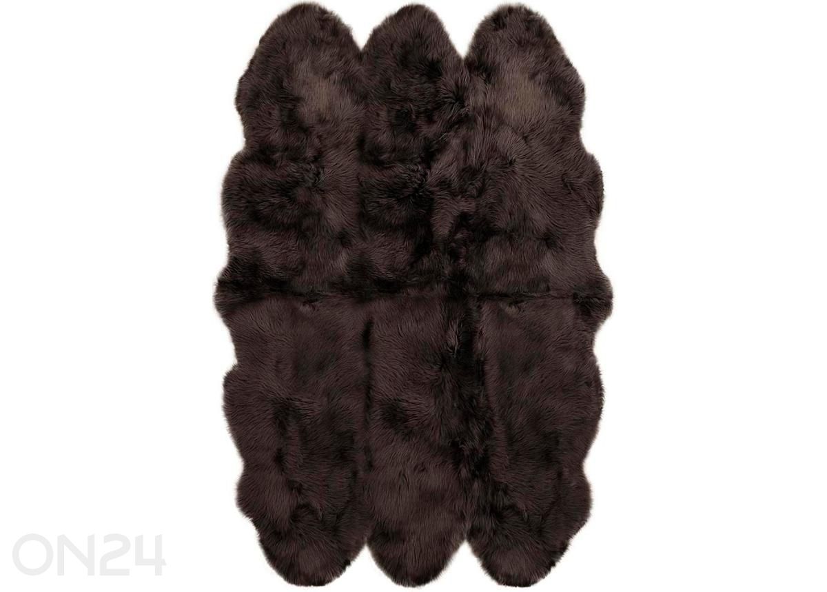 Натуральная овчина Мерино chocolate Sexto ± 130x180 см увеличить