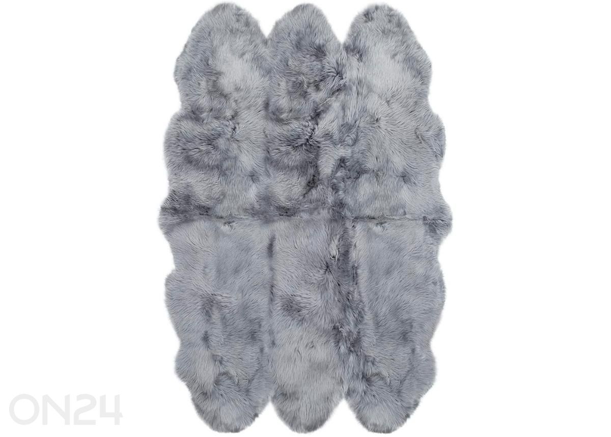 Натуральная овчина Merino grey Sexto ± 130x180 см увеличить