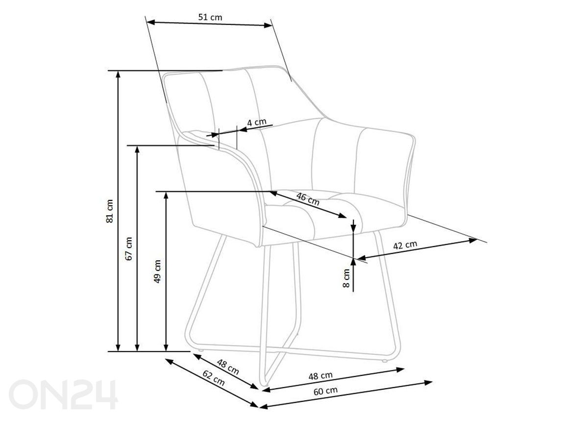 Обеденные стулья, 2 шт увеличить размеры