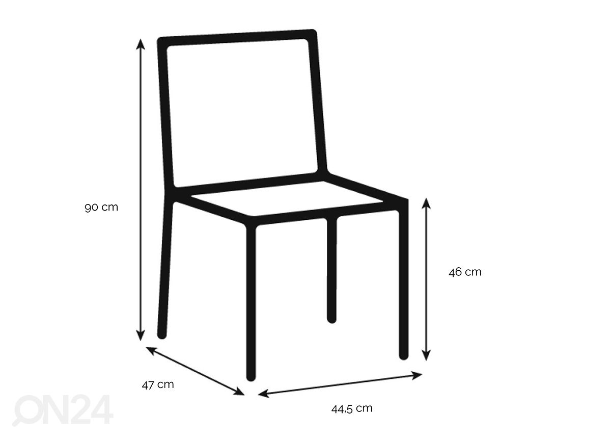 Обеденные стулья Phil, 2 шт увеличить размеры