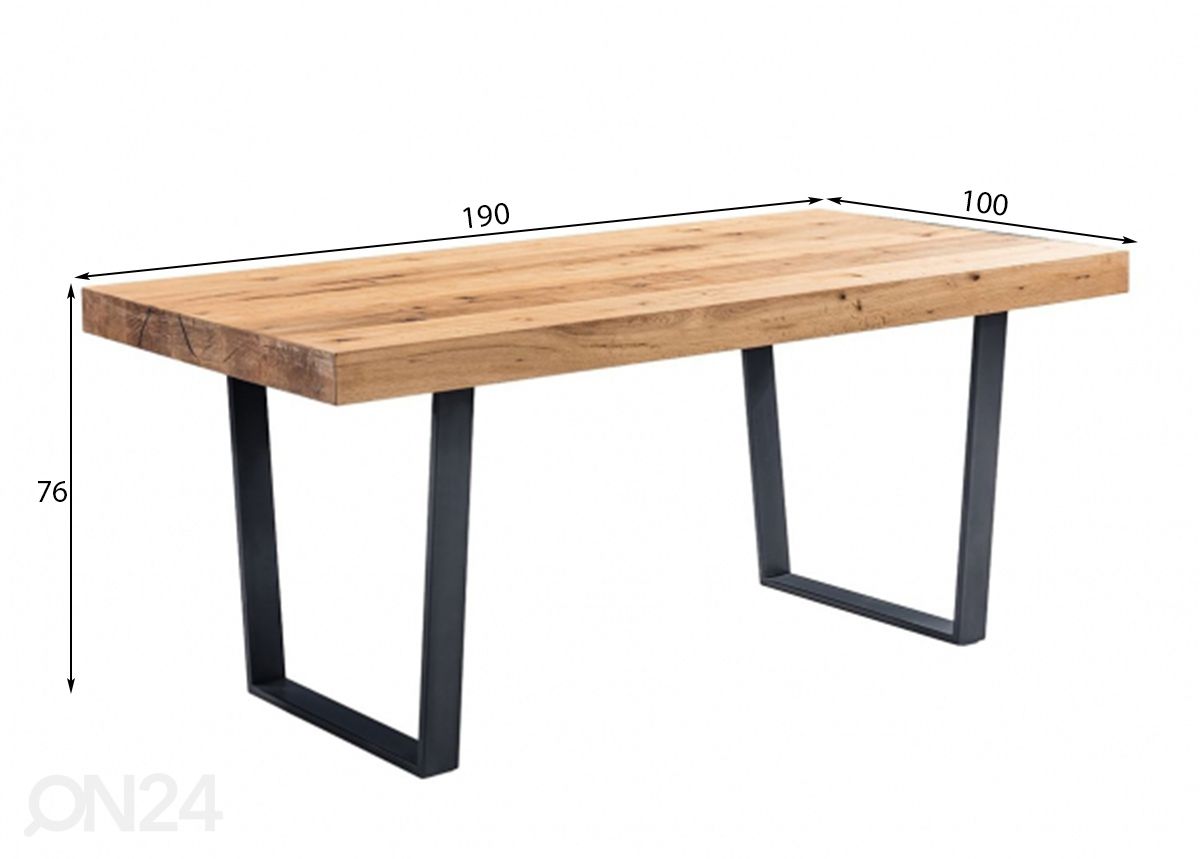 Обеденный стол Byron увеличить размеры