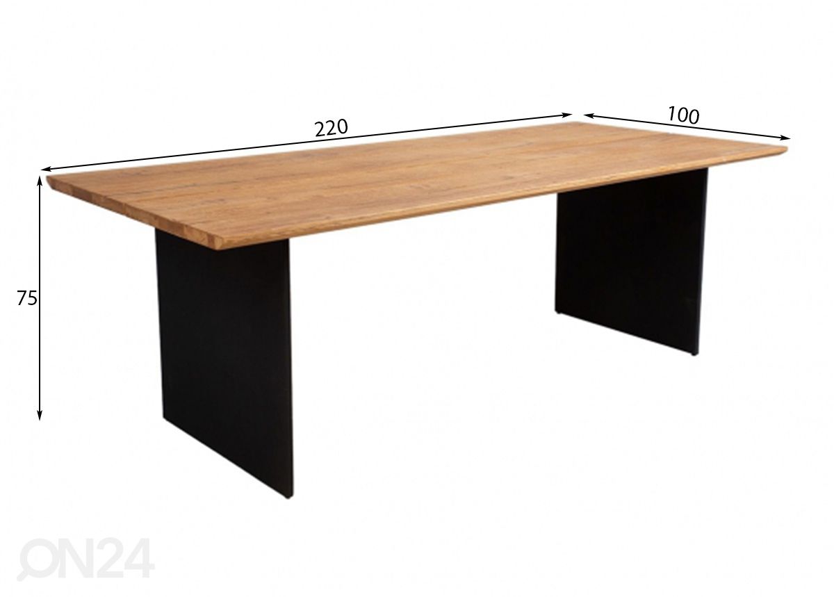 Обеденный стол Byron увеличить размеры