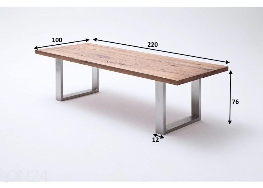 Обеденный стол Castello 220x100 cm увеличить размеры