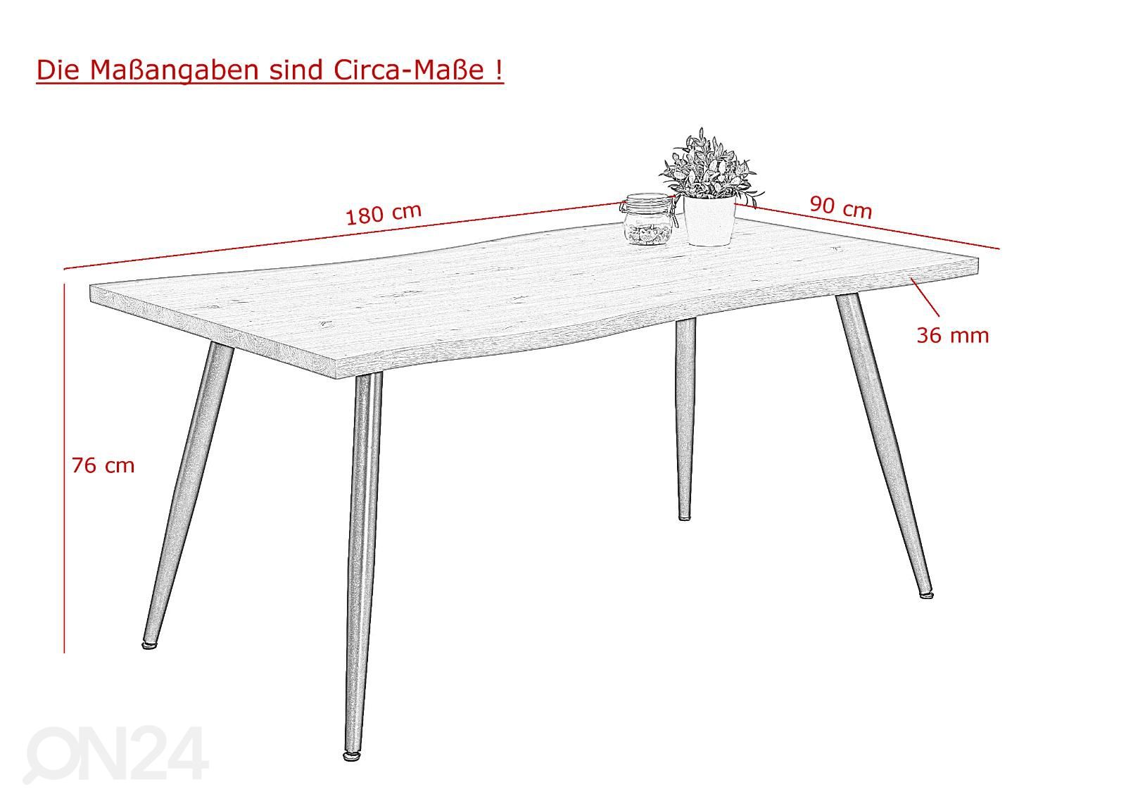 Обеденный стол Cleo I 90x140 cm увеличить размеры