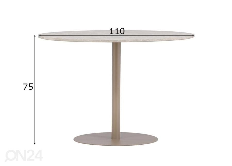 Обеденный стол Lycke увеличить размеры