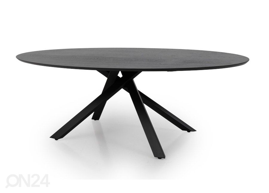 Обеденный стол Tenzo Cox 240x120 cm, чёрный ясень увеличить