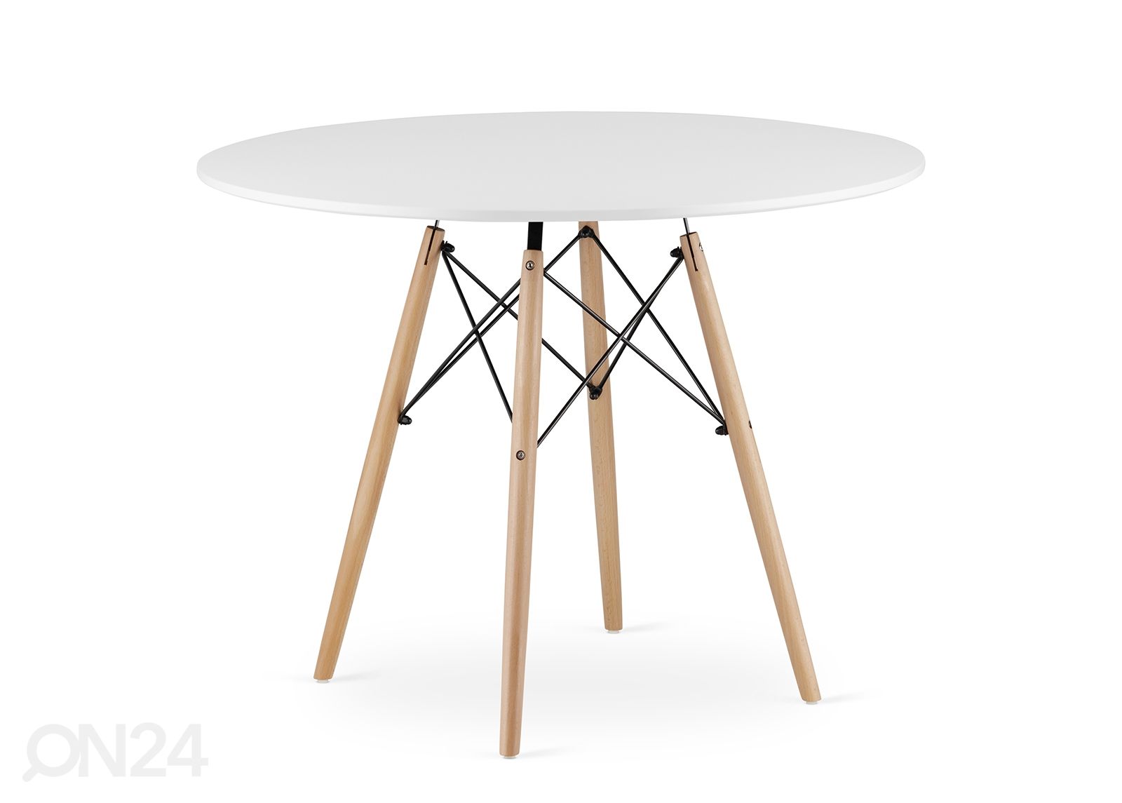 Обеденный стол Todi Ø100 cm, белый увеличить