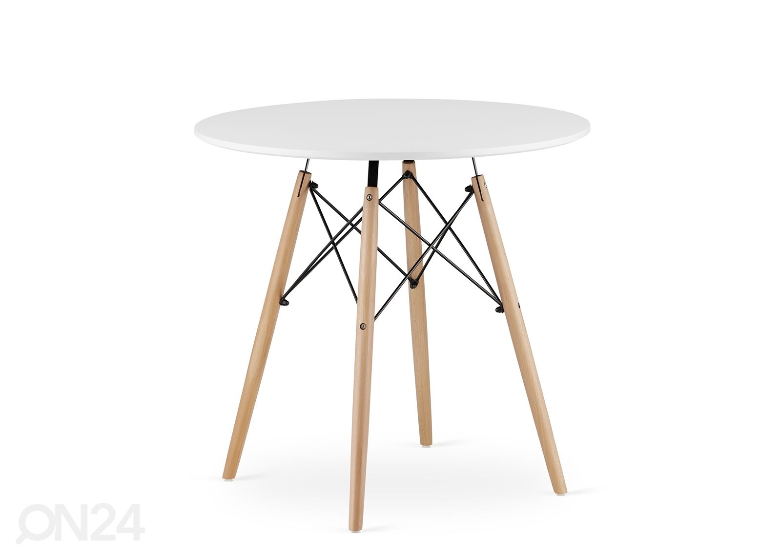 Обеденный стол Todi Ø80 cm, белый увеличить