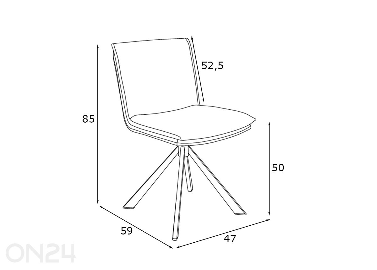Обеденный стул Flynn увеличить размеры