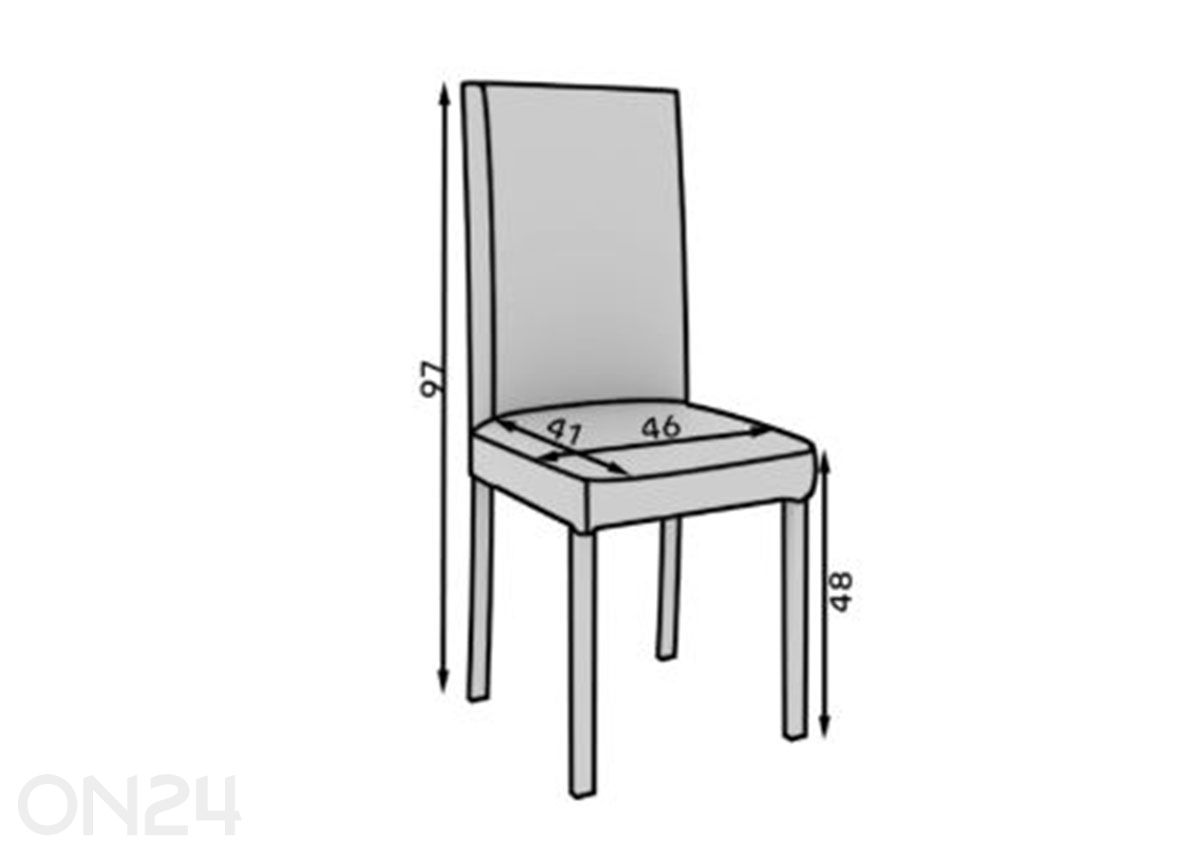 Обеденный стул Nola II увеличить размеры