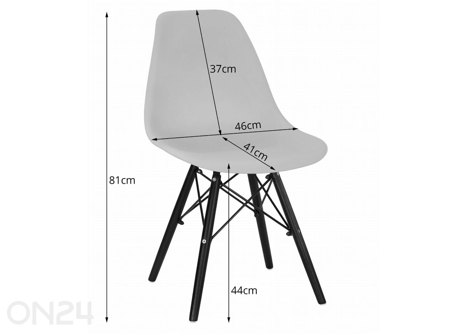 Обеденный стул Osaka увеличить размеры