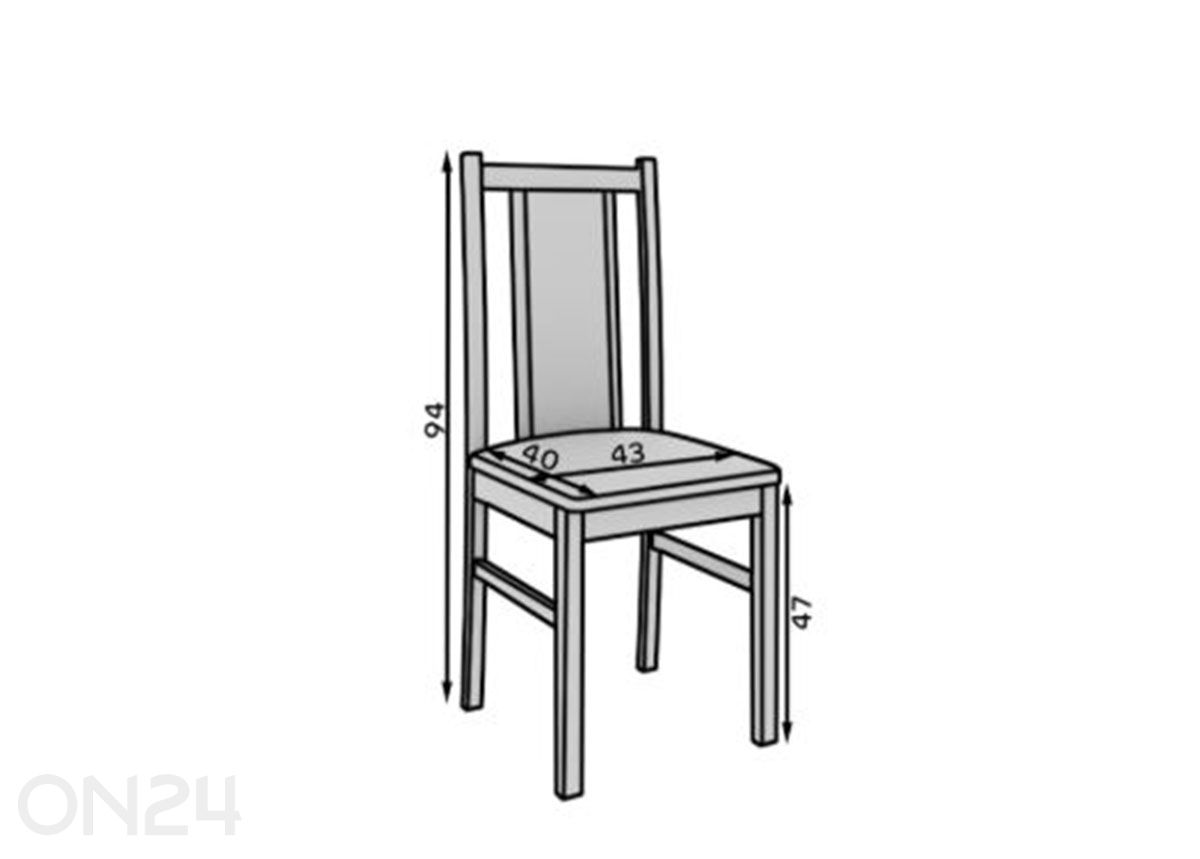 Обеденный стул Vos XIV увеличить размеры