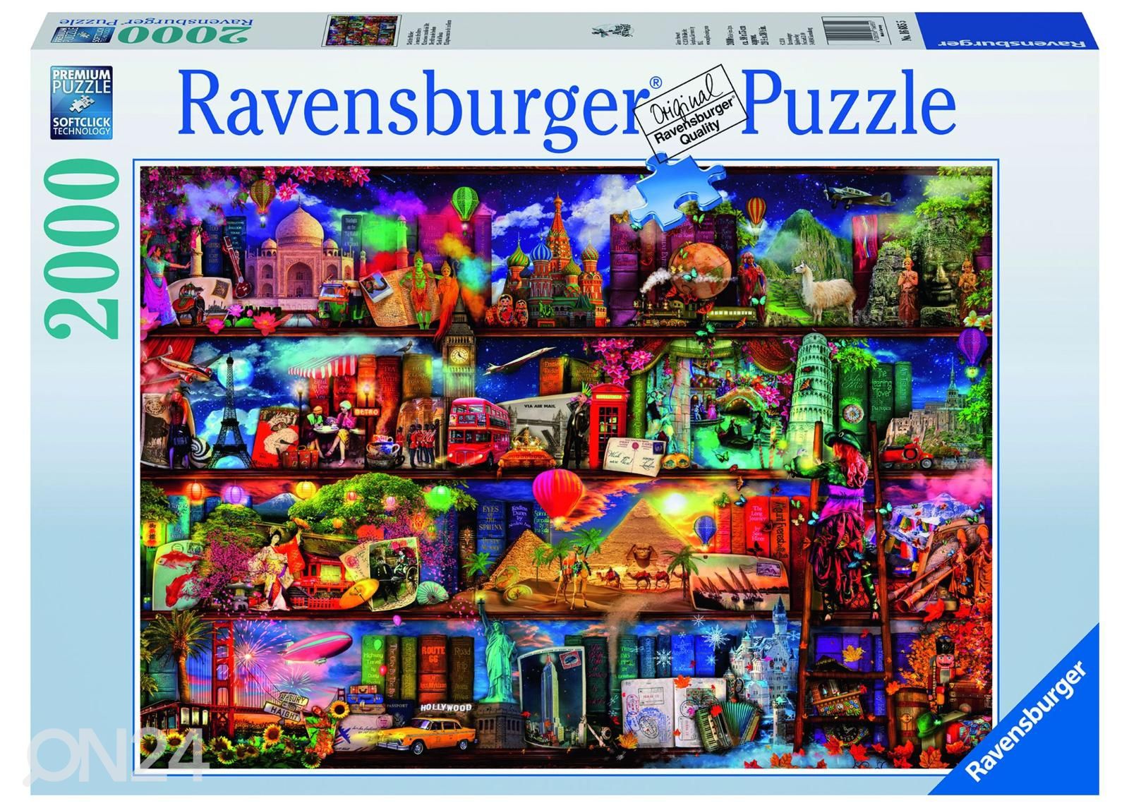 Пазл 2000 шт Мир книг Ravensburger увеличить