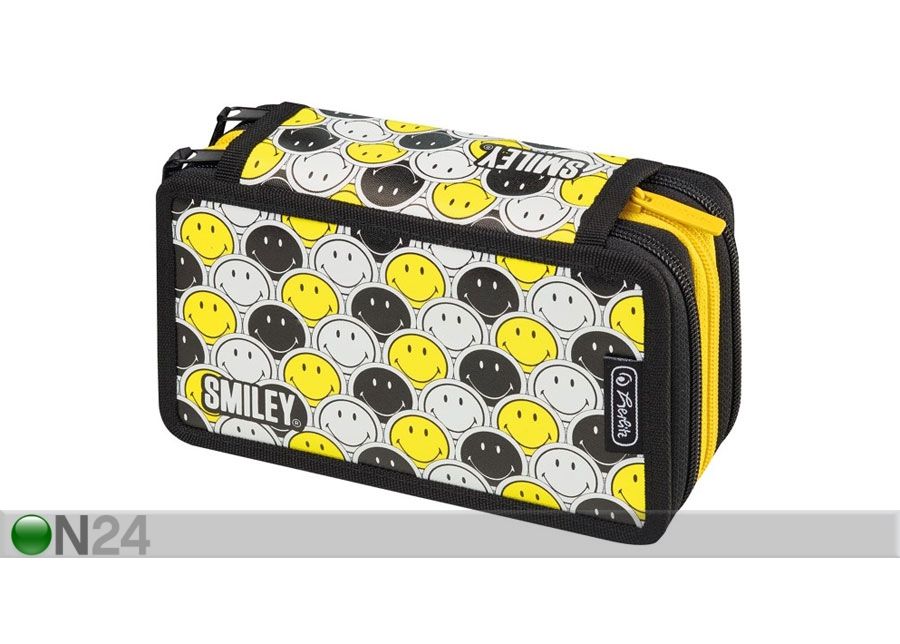 Пенал с наполнением Herlitz Smileyworld Black Stripes увеличить