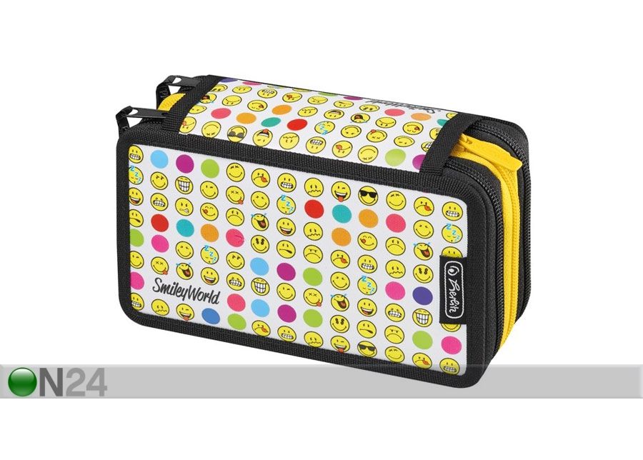 Пенал с наполнением Herlitz SmileyWorld Rainbow Faces увеличить