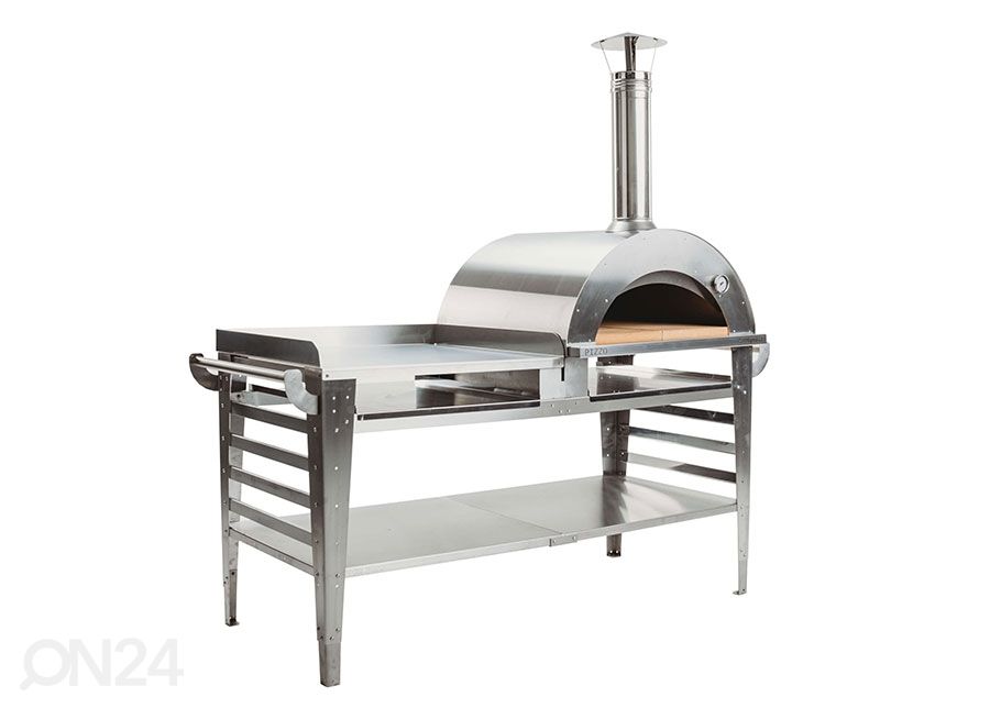 Печь для пиццы с основанием Pizzo-XL-set-Inox увеличить