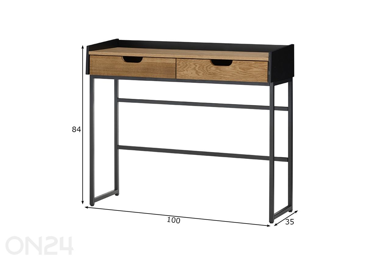 Письменный стол Calama увеличить размеры