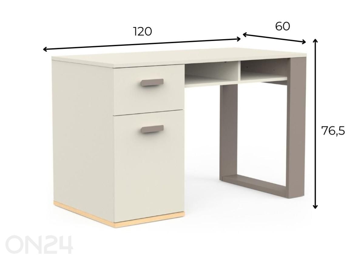 Письменный стол Camillia 60x120 см увеличить размеры