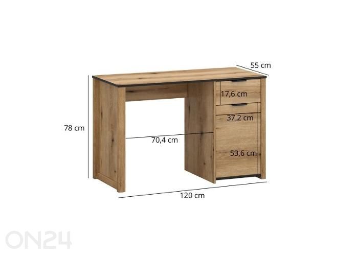 Письменный стол Helix увеличить размеры