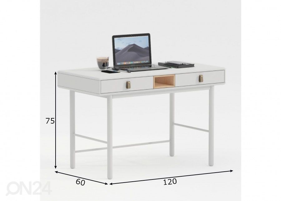 Письменный стол Iris увеличить размеры