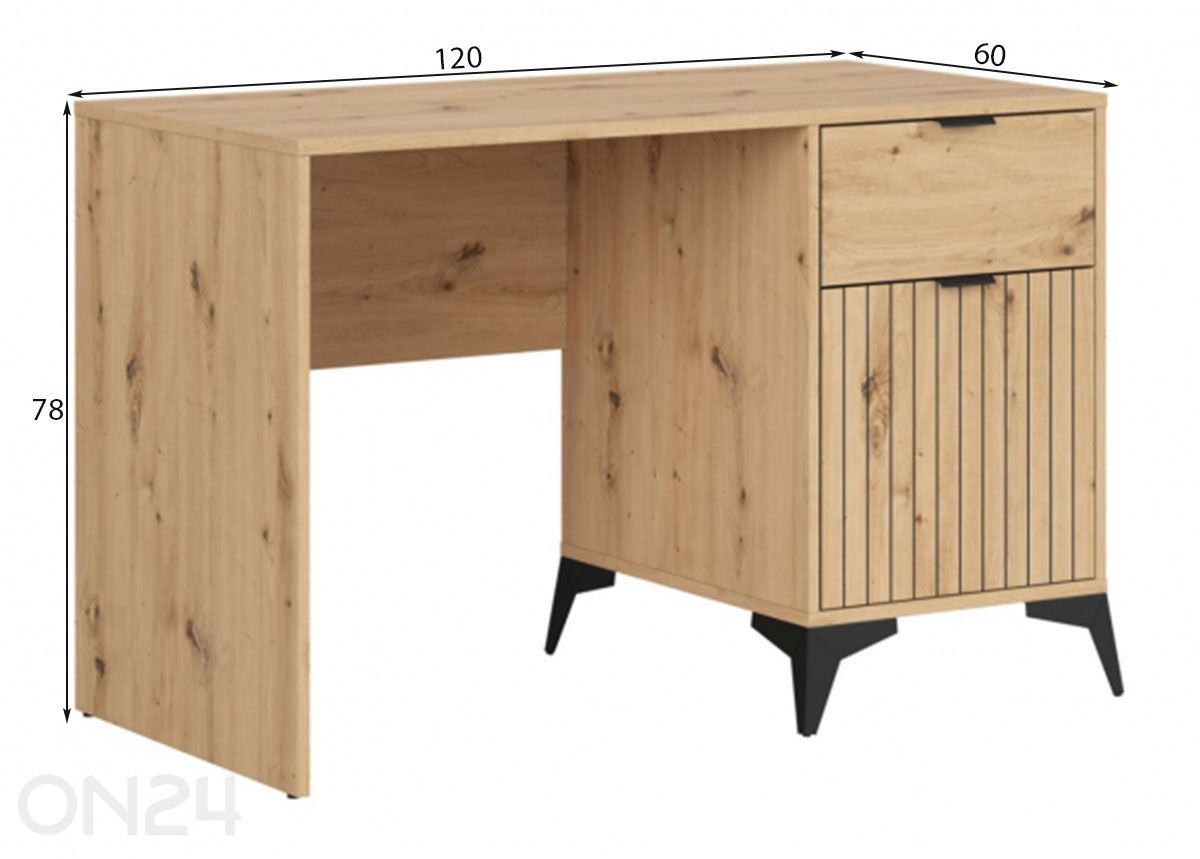 Письменный стол Lamea увеличить размеры