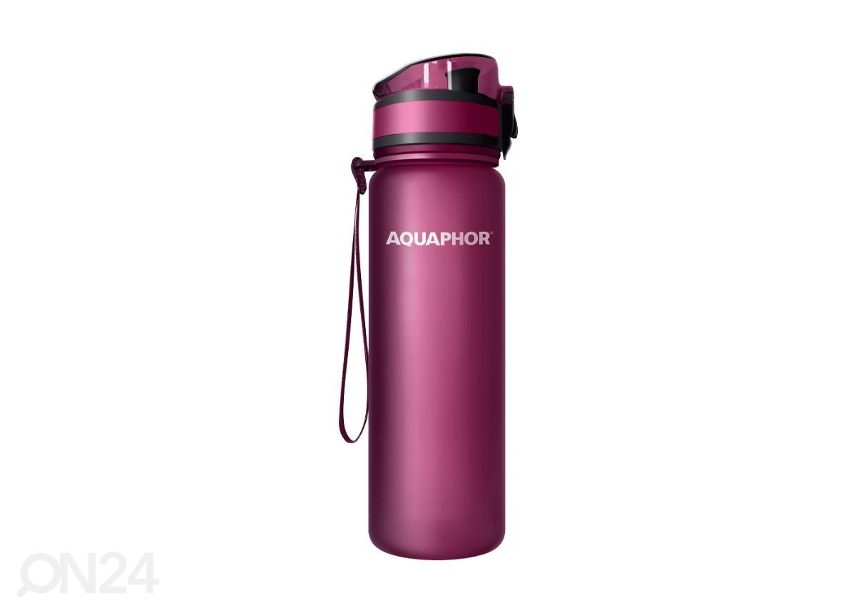 Питьевая бутылка 0.5 л Aquaphor City вишнево-красный увеличить