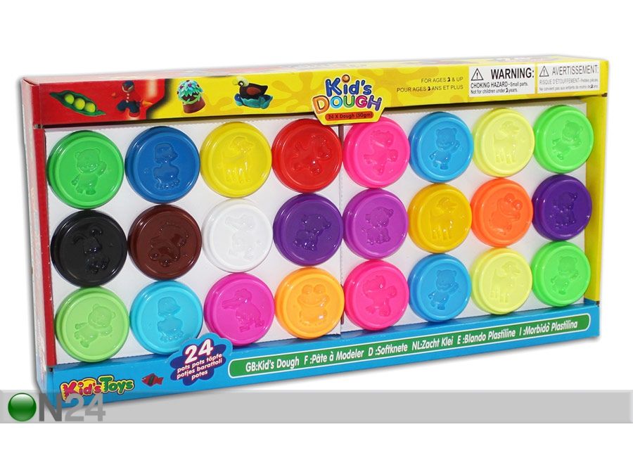 Пластилин Kid´s Dough 24x50г увеличить