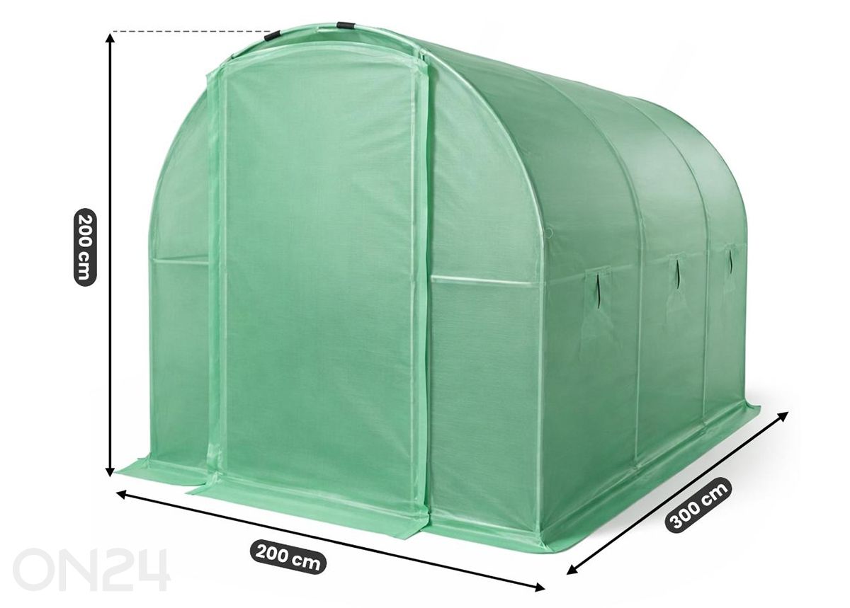 Плёночная теплица 6 м² увеличить размеры