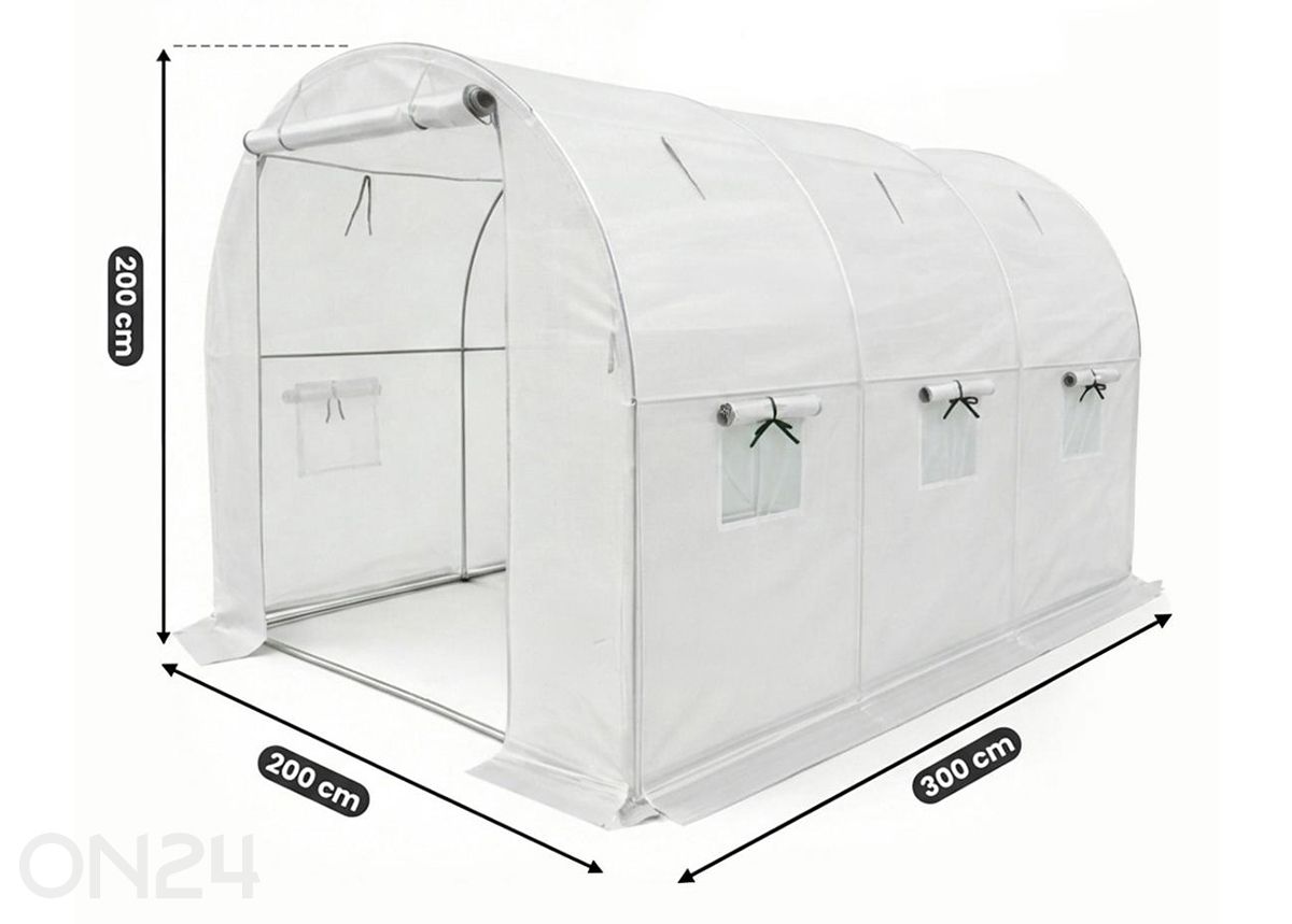 Плёночная теплица 6 м² увеличить размеры