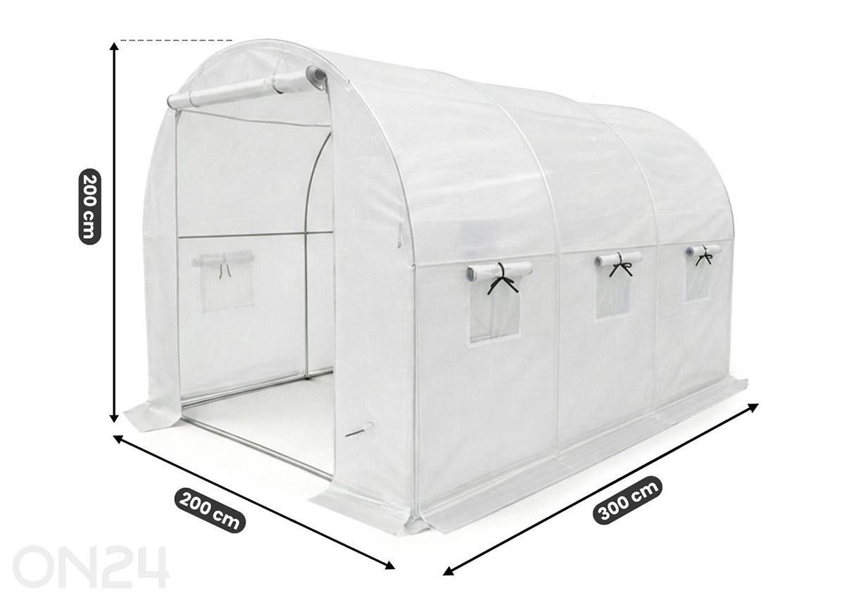 Плёночная теплица 6 м² увеличить размеры