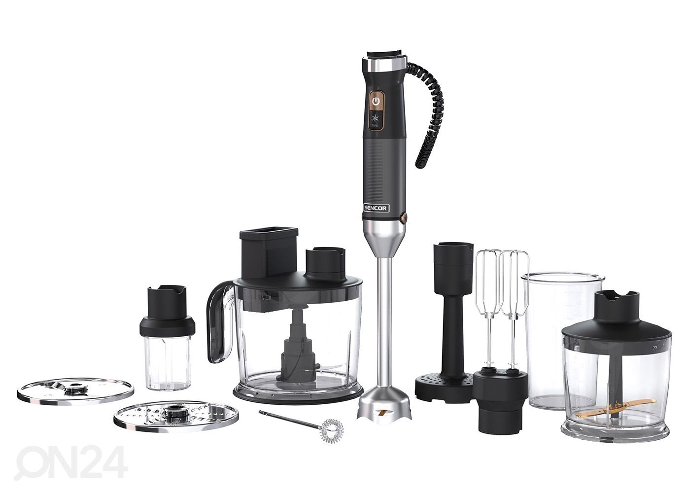 Погружной блендер с принадлежностями Sencor SHB6552BK, черный увеличить