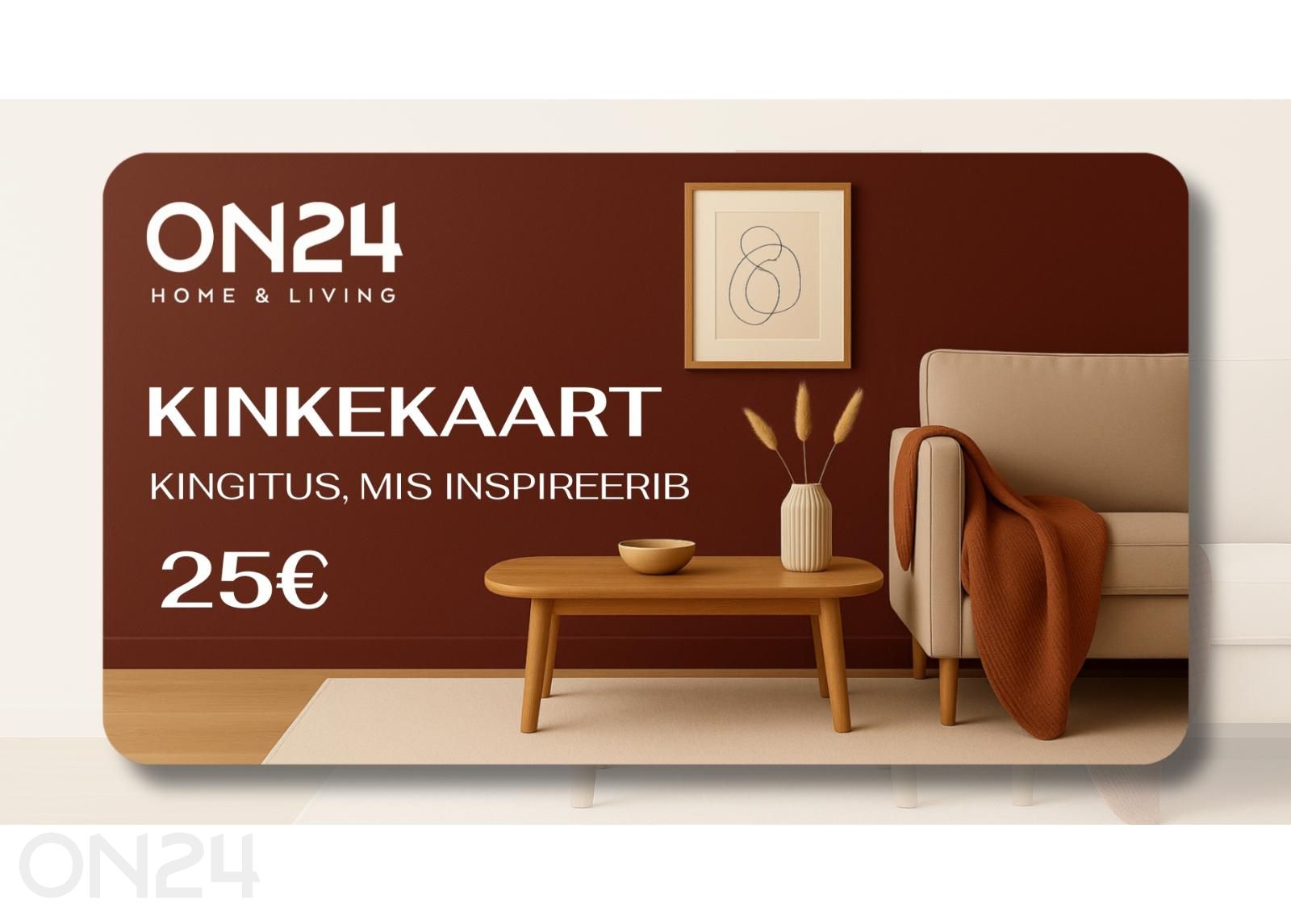 Подарочная карта 25 € увеличить